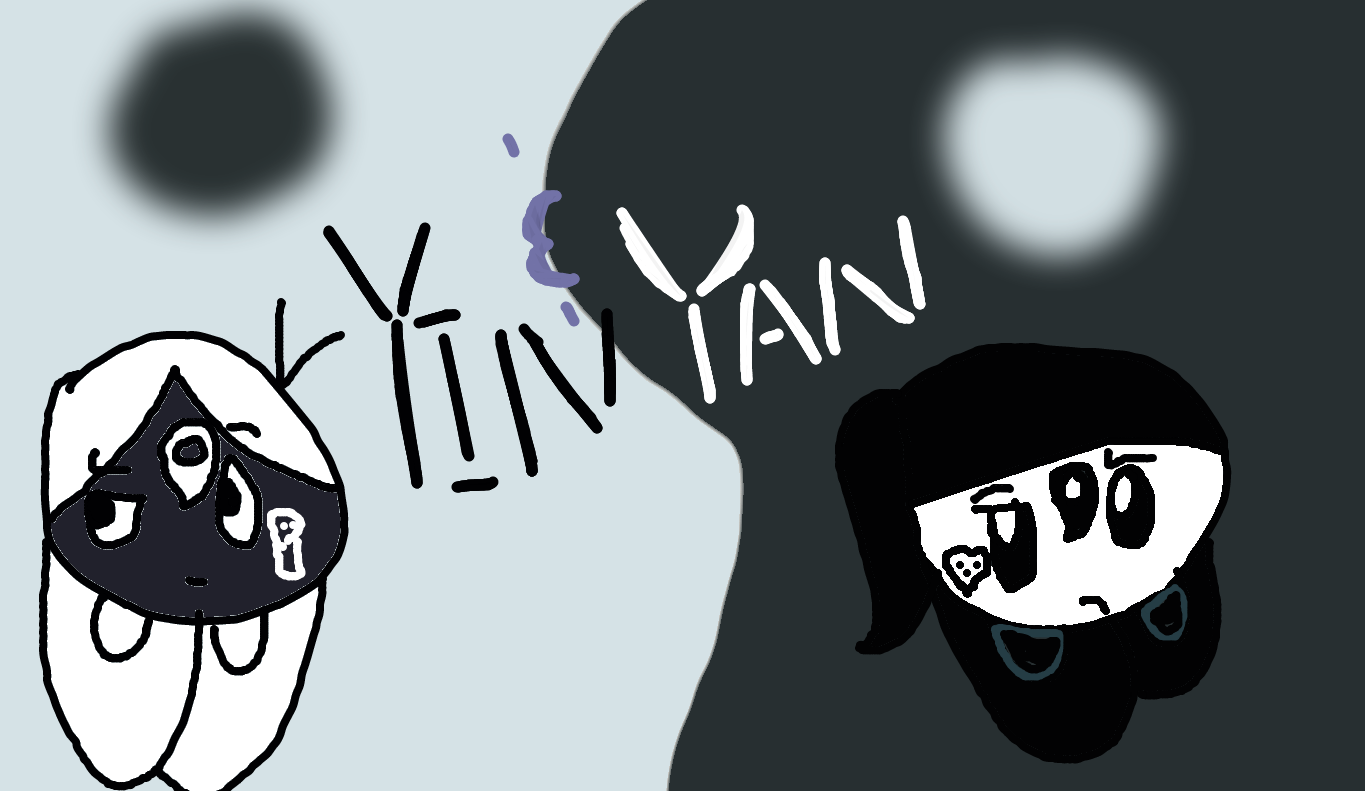 Yin and Yan twins by skywirefan on DeviantArt