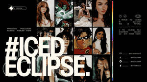 #ICED ECLIPSE! | a psd coloring.