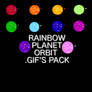 Rainbow Planet Orbit .GIF's Pack