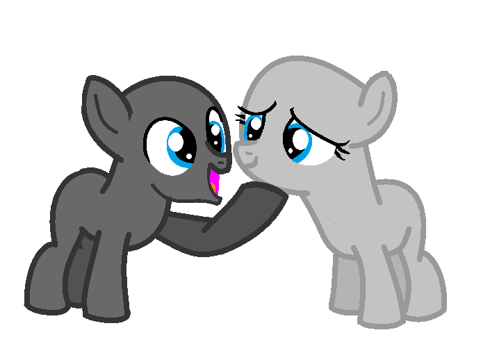 Lets go play -mlp base by BiClownBatsy on DeviantArt