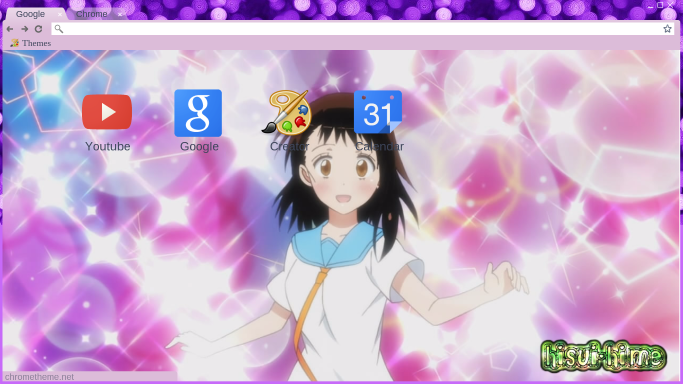 Google Chrome Theme:  Nisekoi - Kosaki Onodera