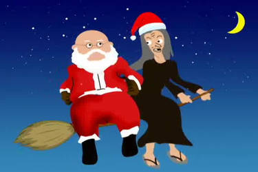 Santa and Witch