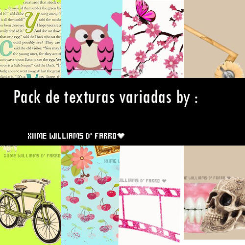 Pack texturas variadas by XiimeWF on DeviantArt