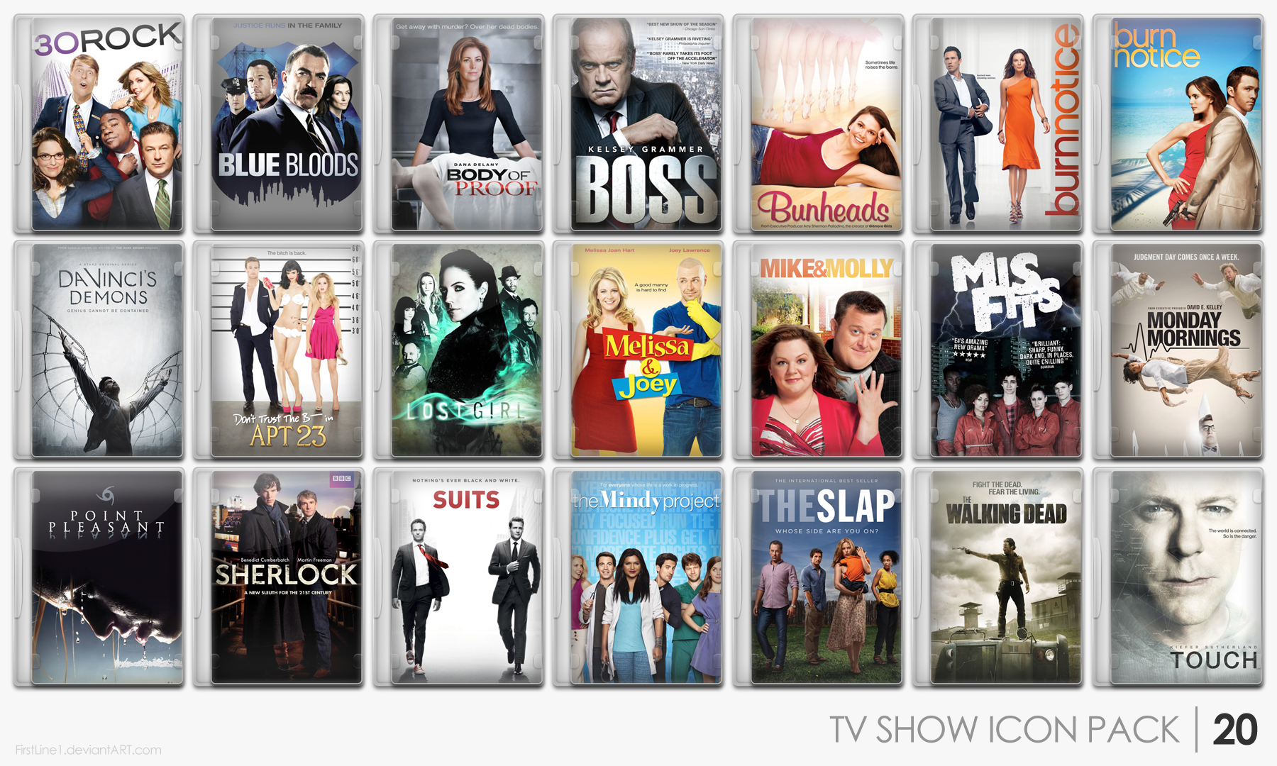 TV Show Icon Pack 20