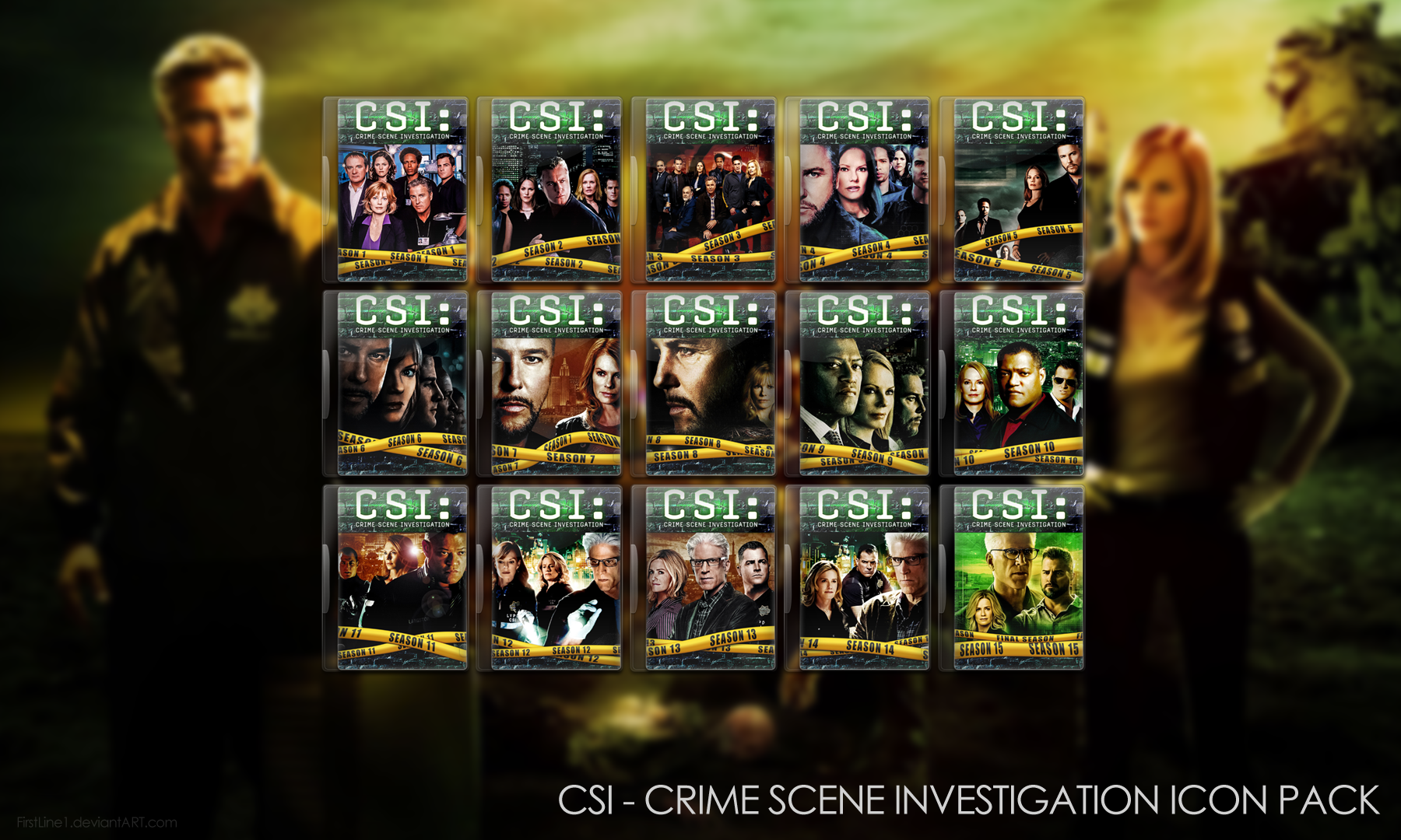 CSI - Crime Scene Investigation Icon Pack