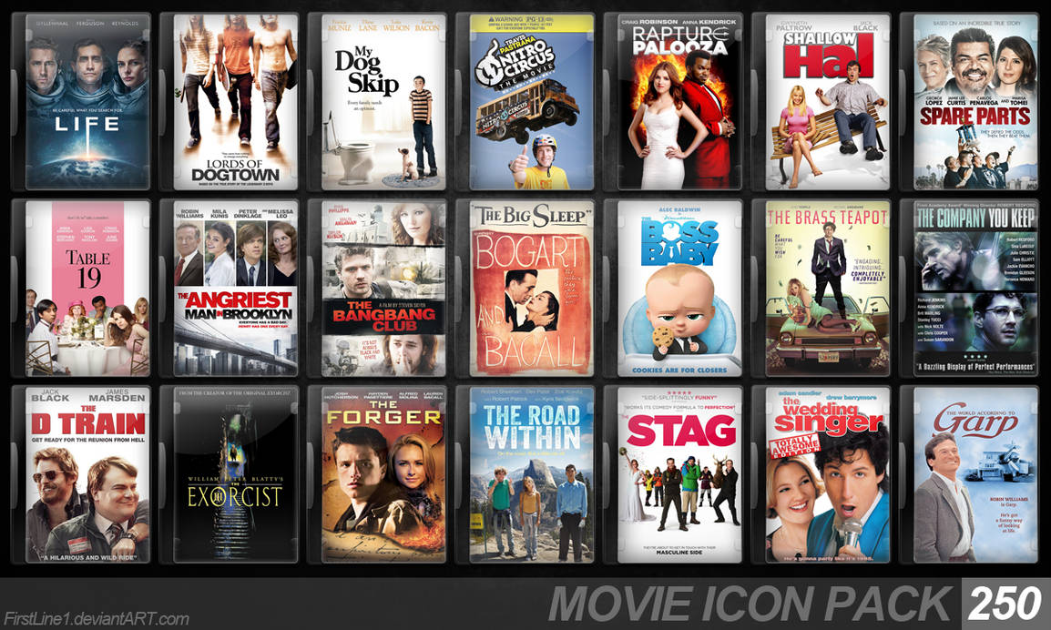 Movie Icon Pack 250 By Firstline1 On Deviantart