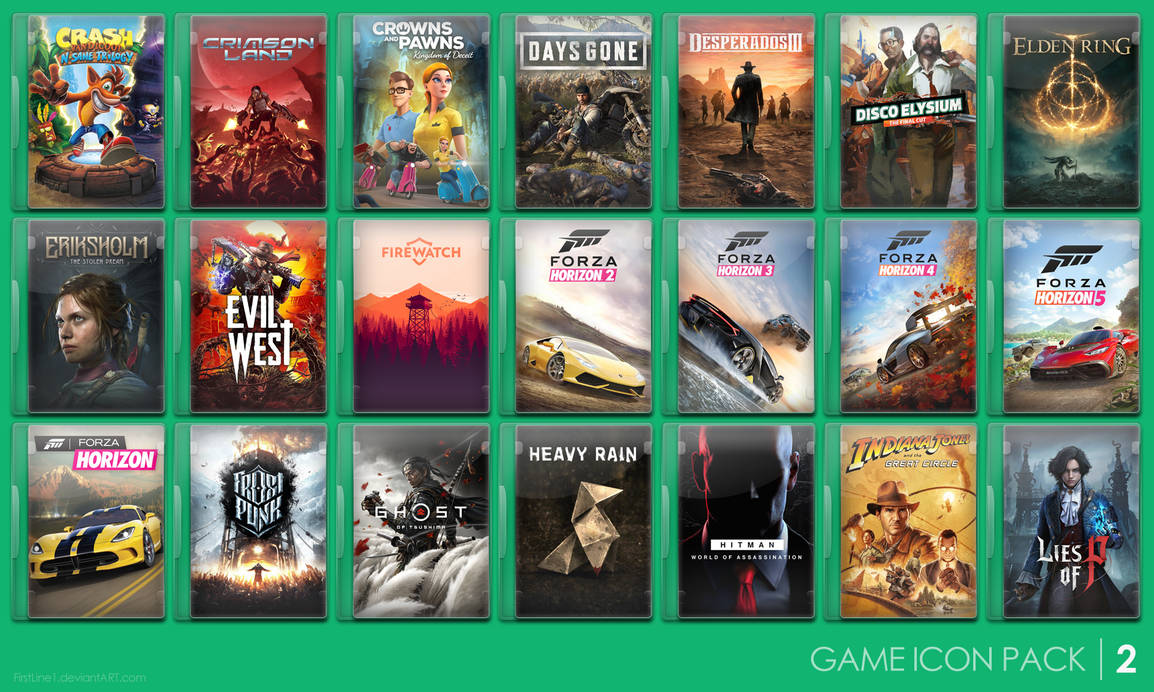 Game Icon Pack 2 by FirstLine1 on DeviantArt