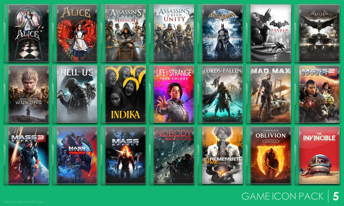 Game Icon Pack 5 by FirstLine1 on DeviantArt