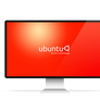 Ubuntu Minimal Wallpaper (Orange)