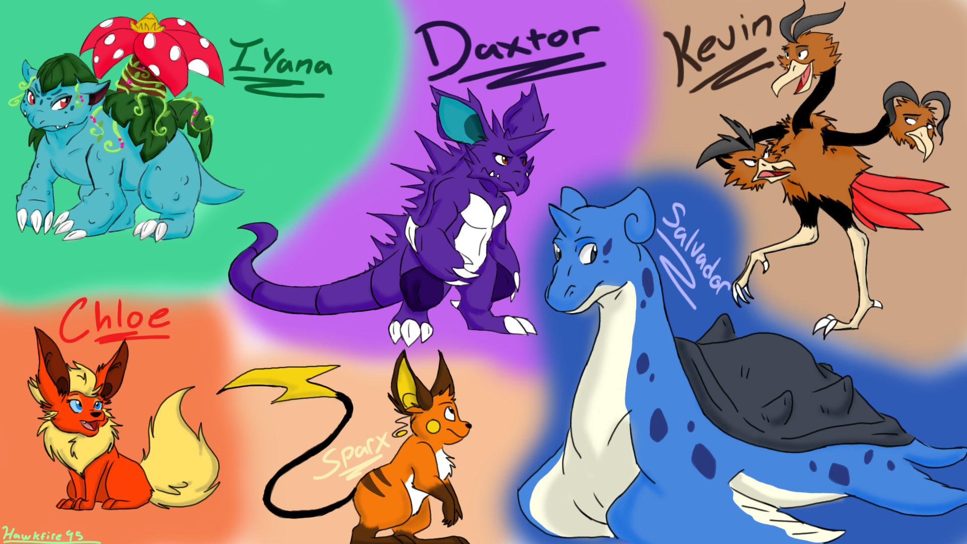 POKEMON RED - My Team (by mickytaka558) : r/pokemon