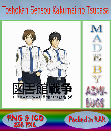Get Wallpaper Toshokan Sensou Kakumei No Tsubasa Anime Icon By Azmi Bugs On Free HD