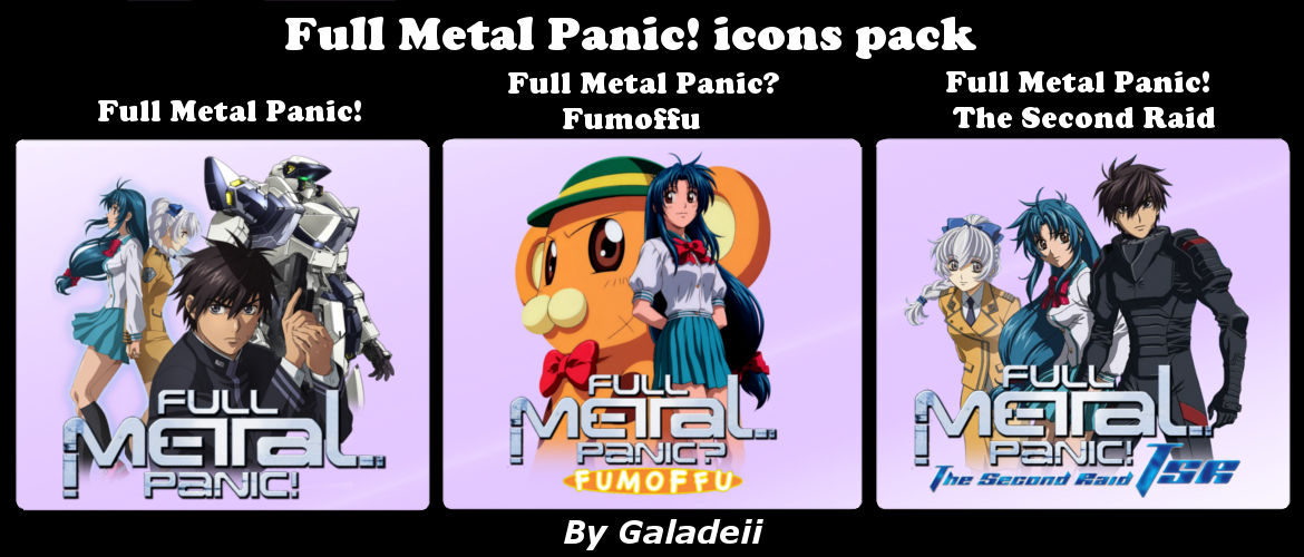 Get Wallpaper Full Metal Panic Icons Pack By Galadeii By Galadeii On Deviantart Desktop Wallpaper
