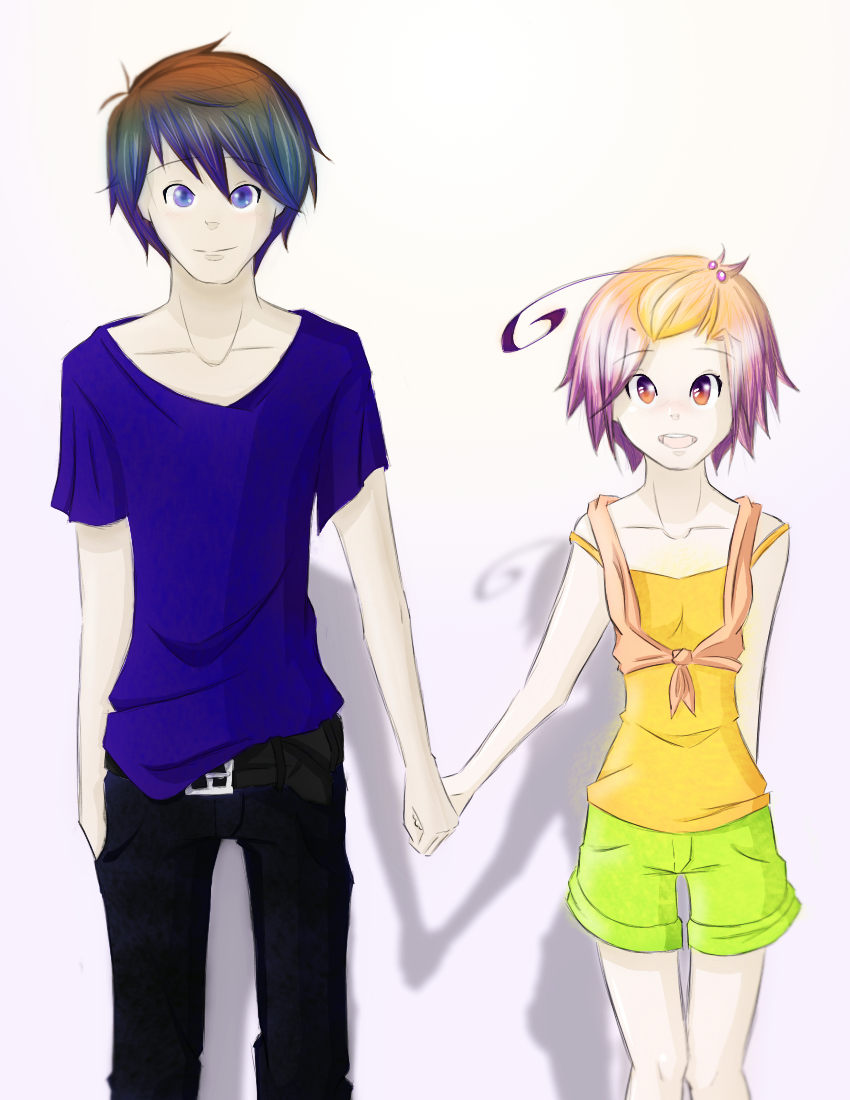 Anime Couple Redrawn by CocoDango on DeviantArt
