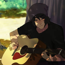 Keith with a Guitar