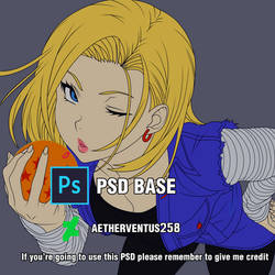 DbZ android 18 - A hot Desire PSD Base