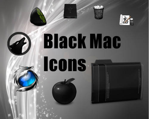 Black-Mac-Icons