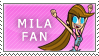 Commission - Mila Fan Stamp. by BlueParadicey