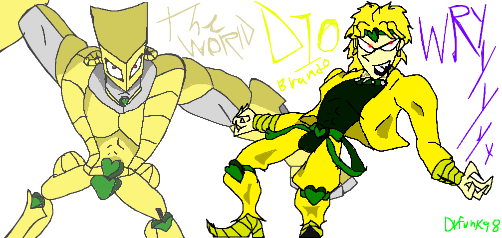 DIO brando and the world by drfunk98 on DeviantArt