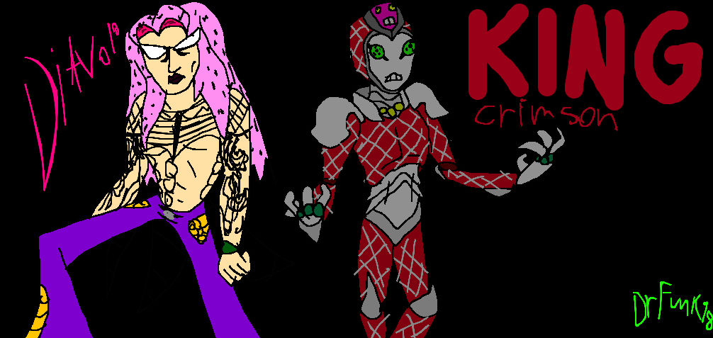 diavolo and king crimson by drfunk98 on DeviantArt