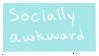 Socially Awakward Stamp
