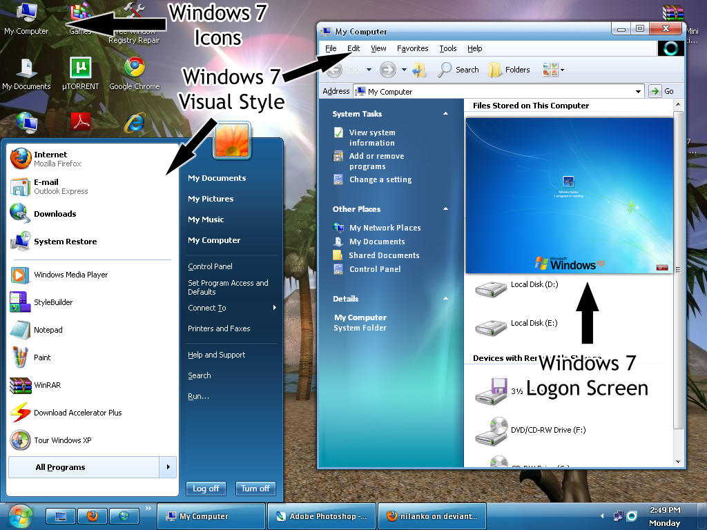 Windows 7 Transformation Pack by nilanko on DeviantArt