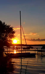 Sunset on Saratoga Lake