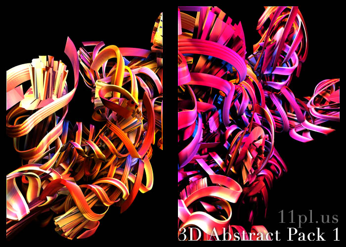 3d Abstract Render Pack 1