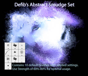 Abstract Smudge Set
