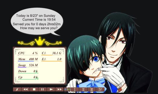 Kuroshitsuji Rainmeter Skin By Raizou On Deviantart