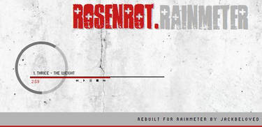 Rosenrot for Rainmeter