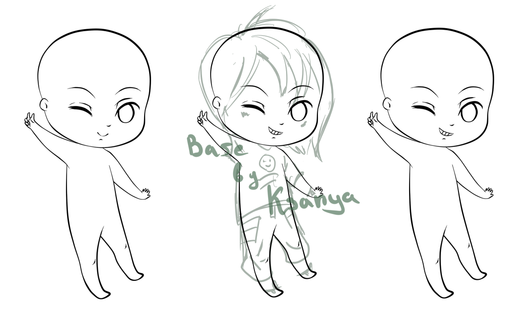 Free Base: Chibi 1 by Ksanya on DeviantArt