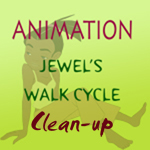 Jewel's walk cycle - Clean-Up