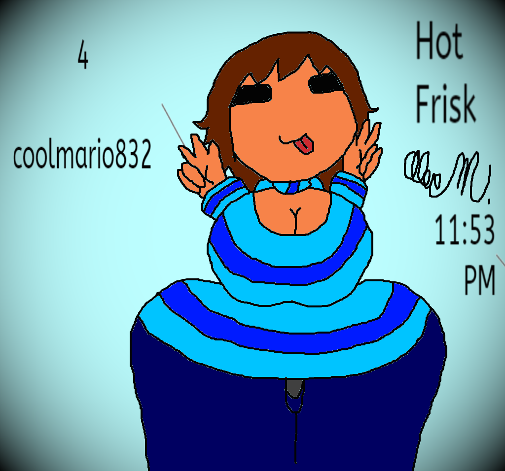 A Steaming Hot Frisk 4 Coolmario832 Request By Amen95 On DeviantArt.