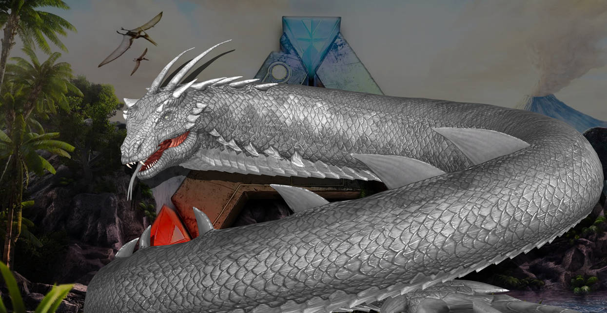 ARK Basilisk+DL by ToughTurtleDragon on DeviantArt