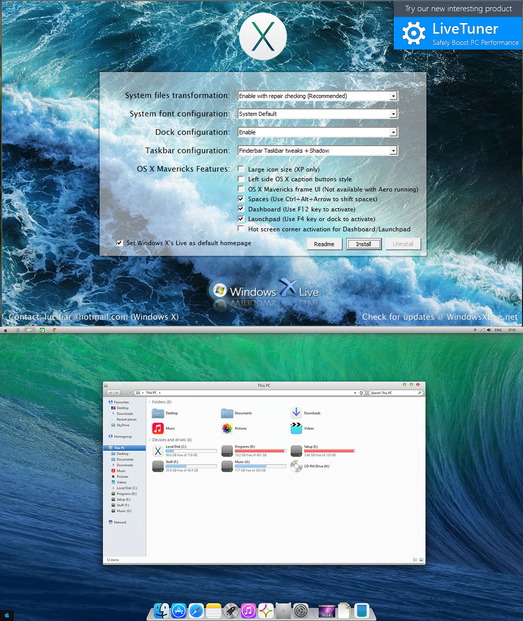 OS X Mavericks Transformation Pack 3.1