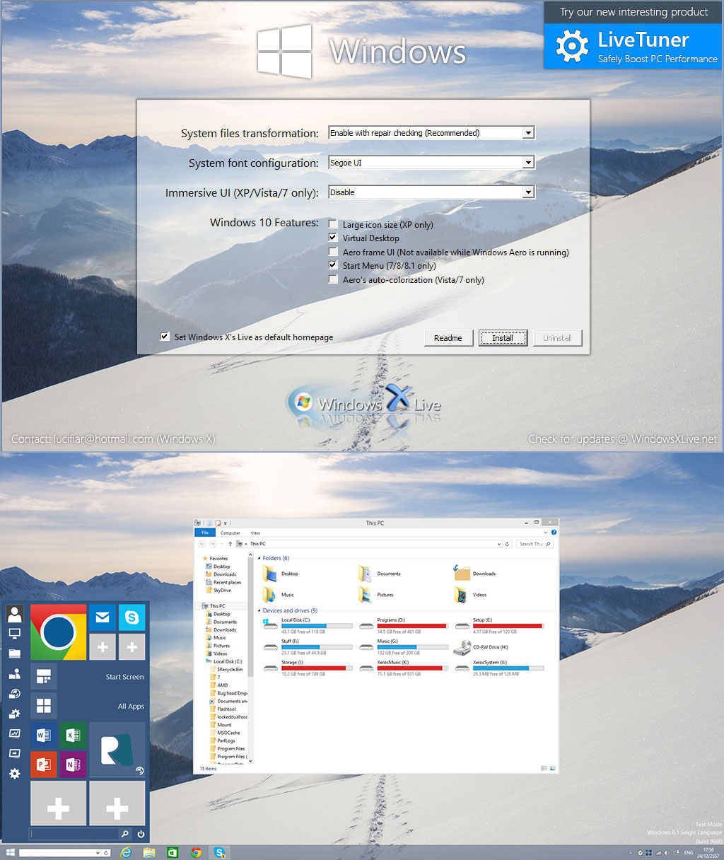 Windows 10 Transformation Pack 2.0