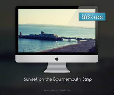 Sunset on the Bournemouth Strip