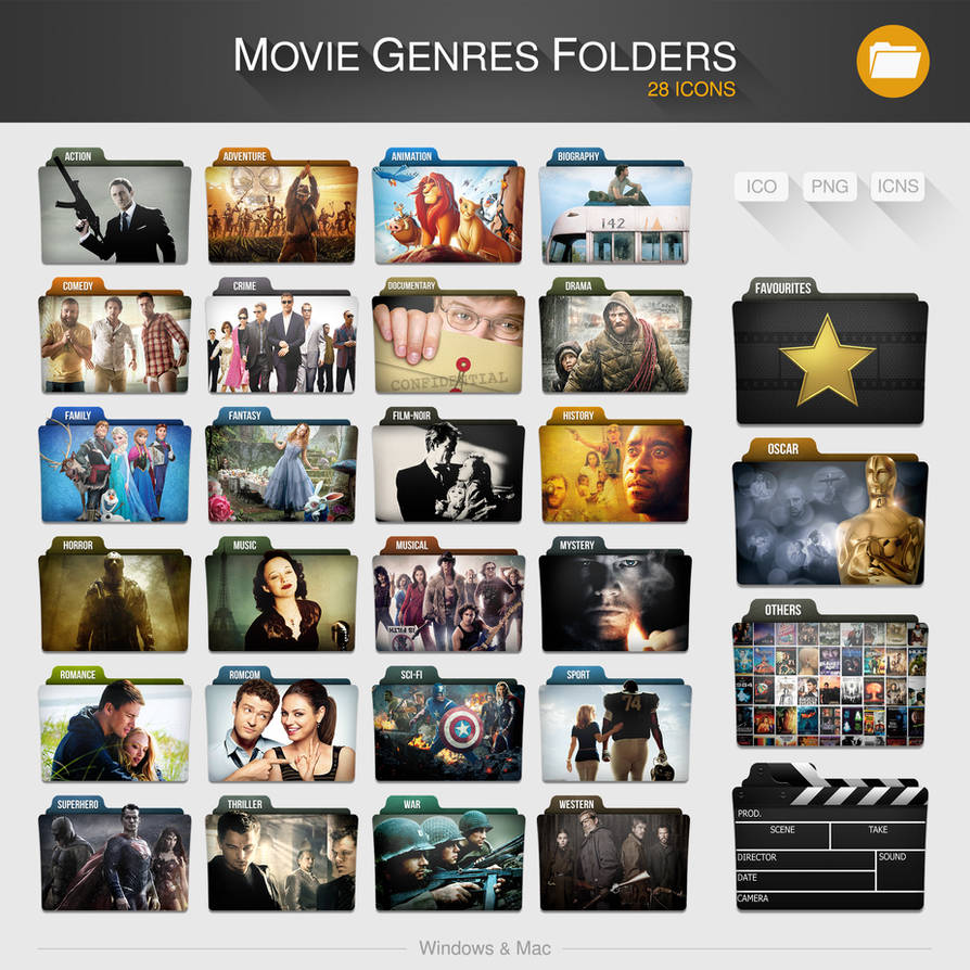 Movie Genres Folders