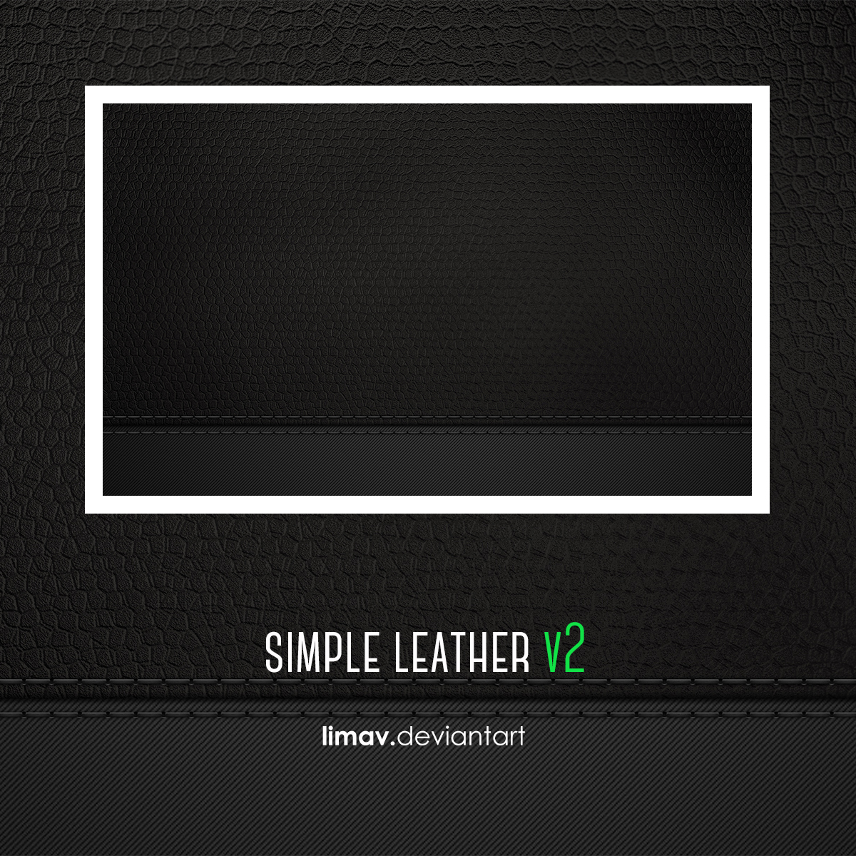 Simple Leather V2 Wallpaper by limav