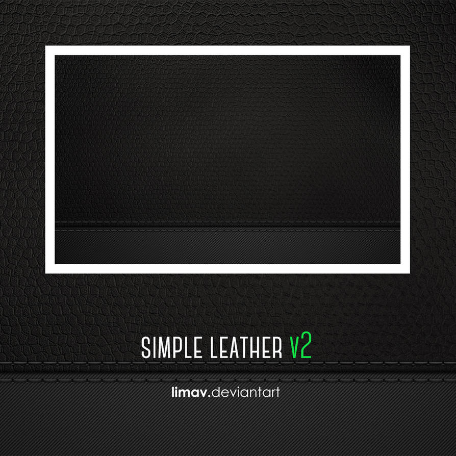 Simple Leather V2 Wallpaper by limav