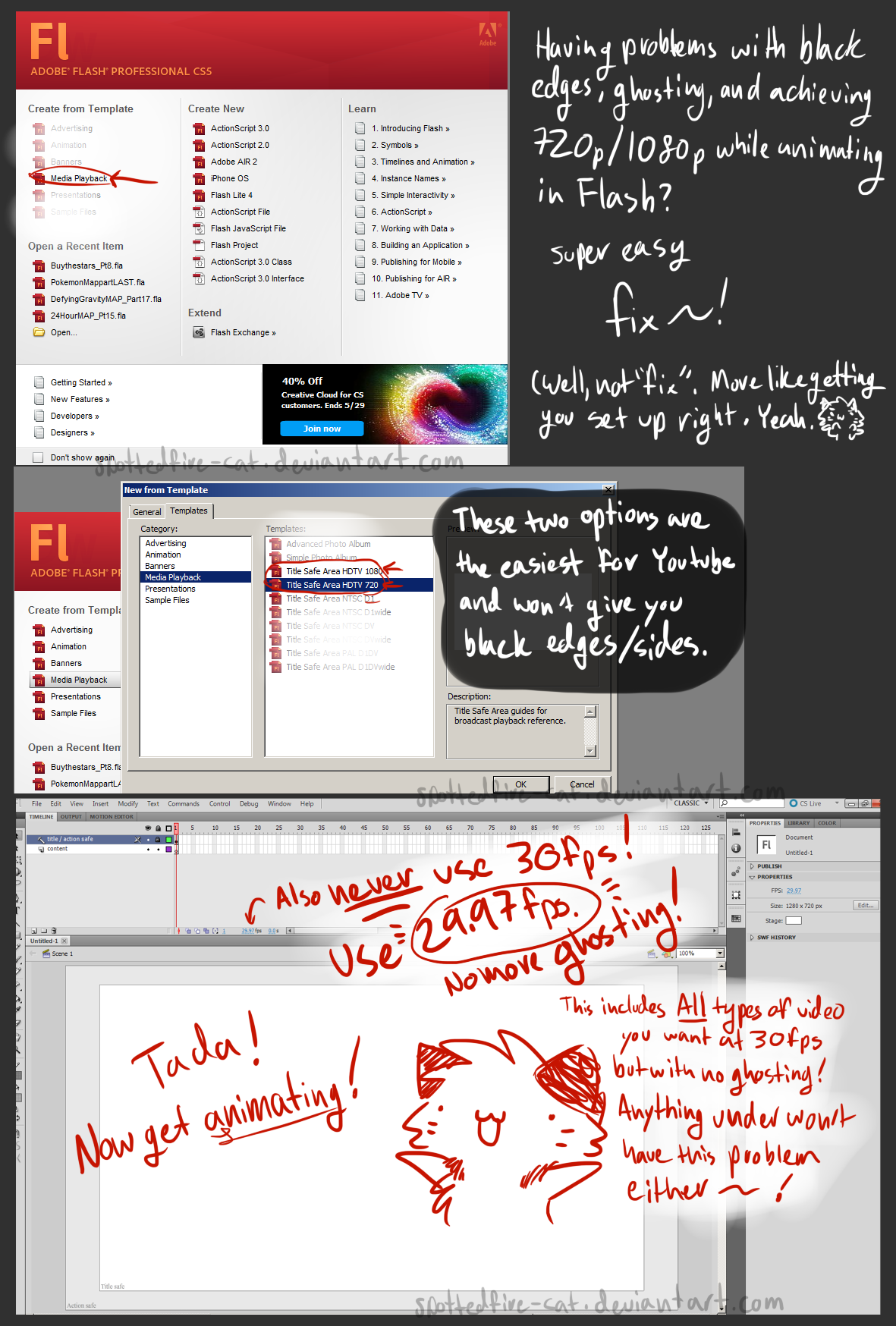 Animating in Flash for Youtube (and etc.) by Spottedfire-cat on DeviantArt