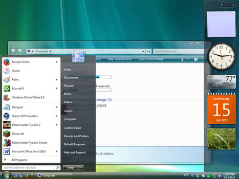 Windows Vista Aero for Windows 7