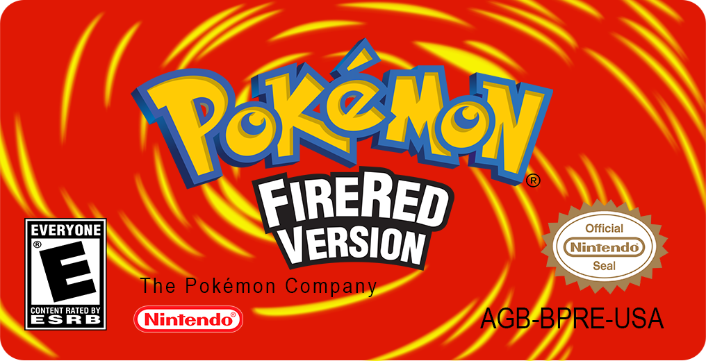 Pokemon Red Version Custom Label GBA by on