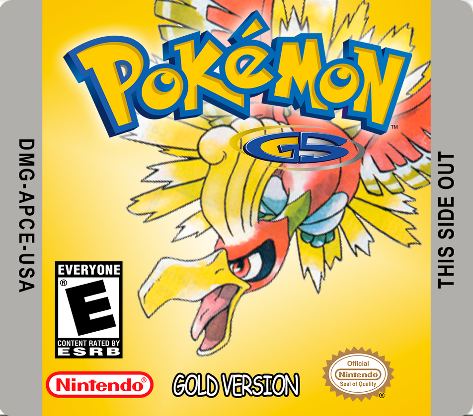 Pokemon Gold Version Custom Label USA GBC by hetare42 on DeviantArt