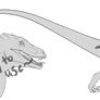 Feathered Back and Arms Raptor [P2U Template]