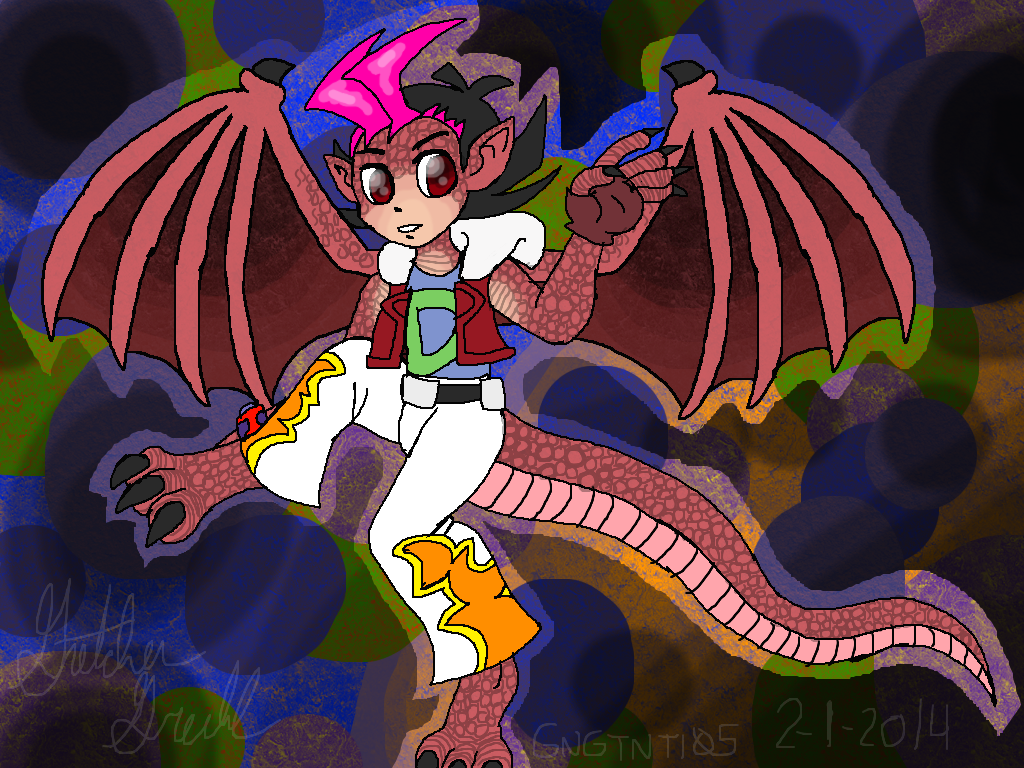 Yuma dragon humanoid