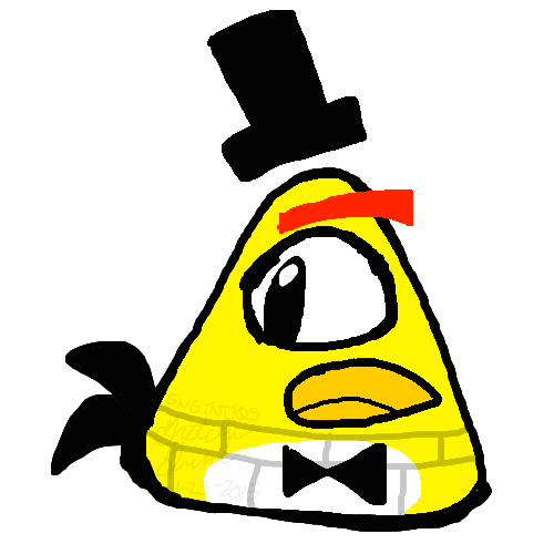 Angry Bird Bill Cipher