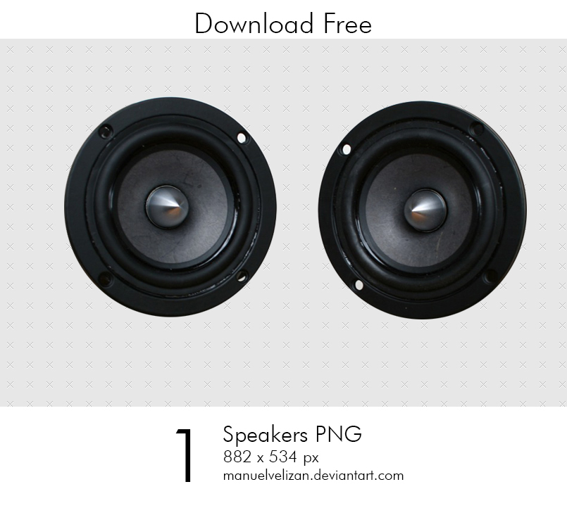 Speakers PNG by manuelvelizan