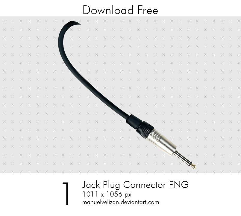 Jack Plug Connector PNG