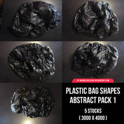 Plastic Bag - Shapes Abstract Pack 1